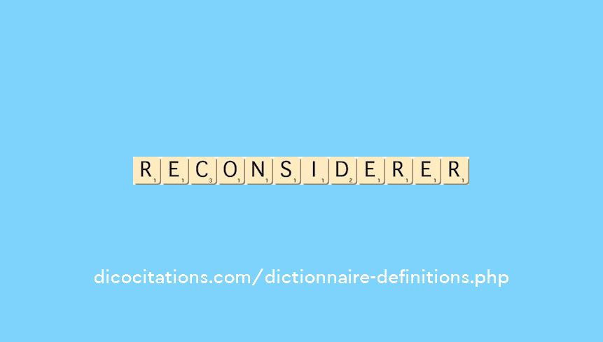 reconsiderer
