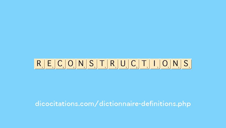 reconstructions