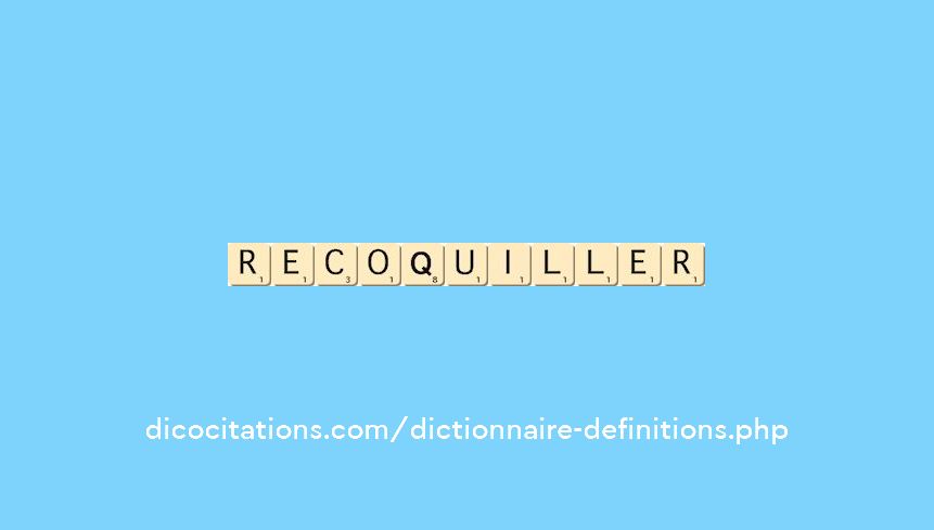 recoquiller