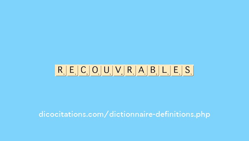 recouvrables
