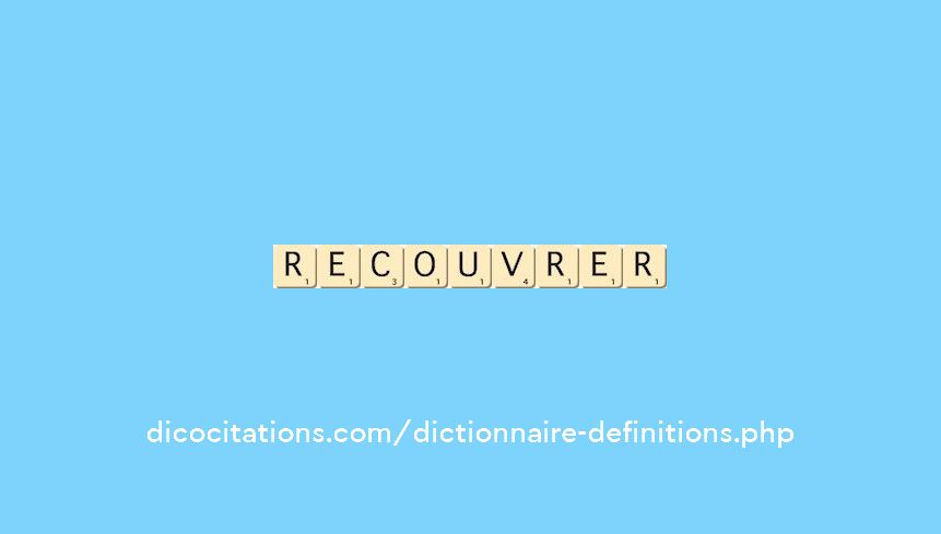 recouvrer