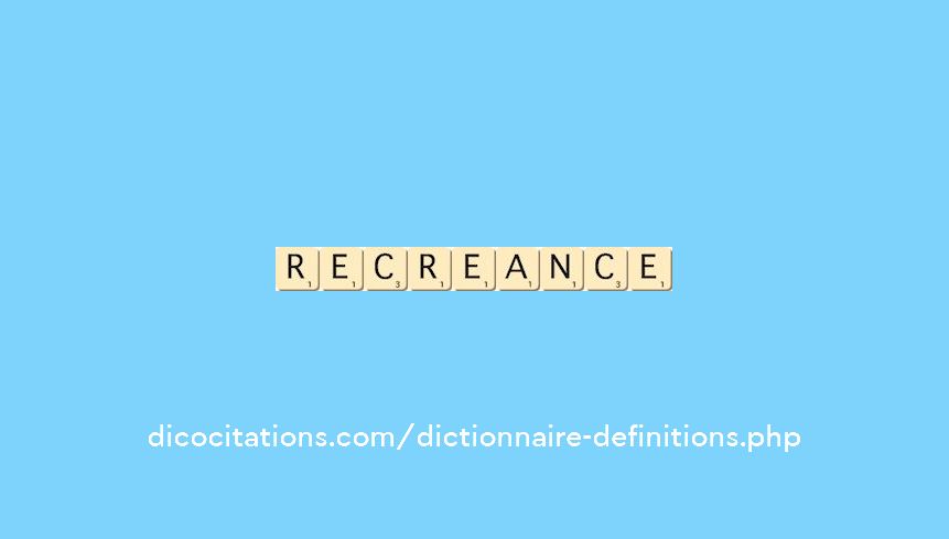 recreance