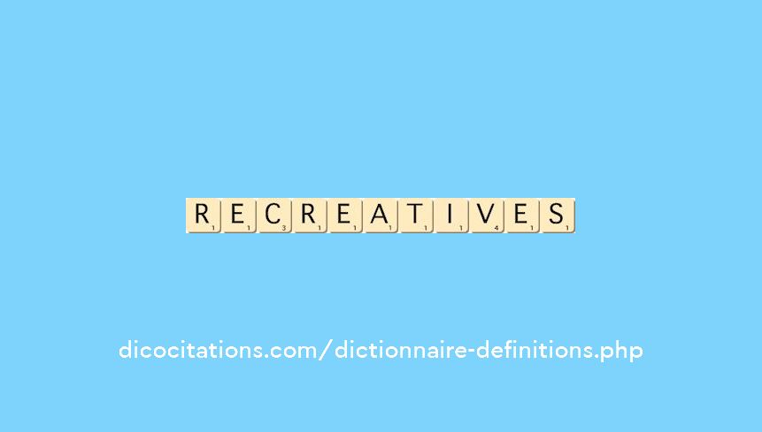 recreatives recreatives