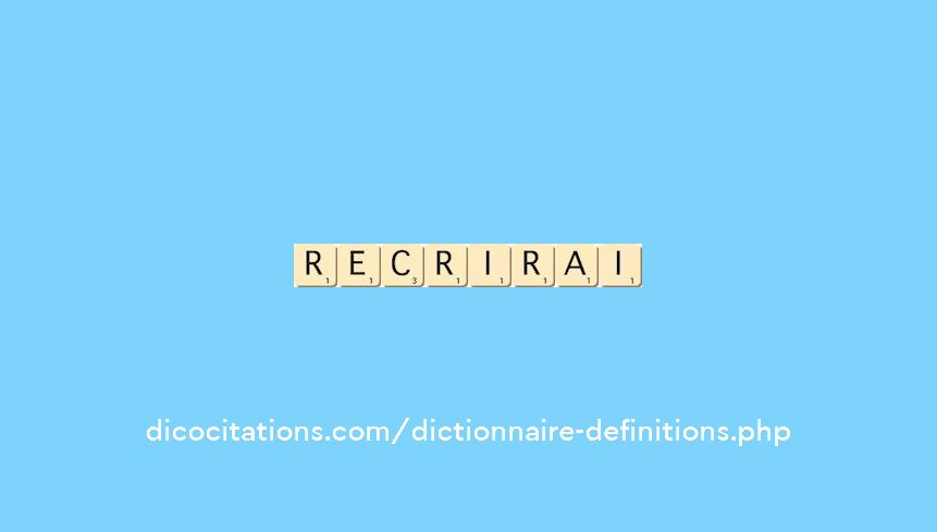 recrirai