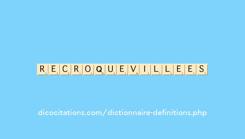 recroquevillees