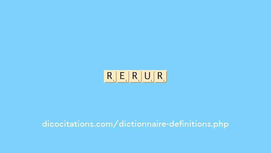 recrouir