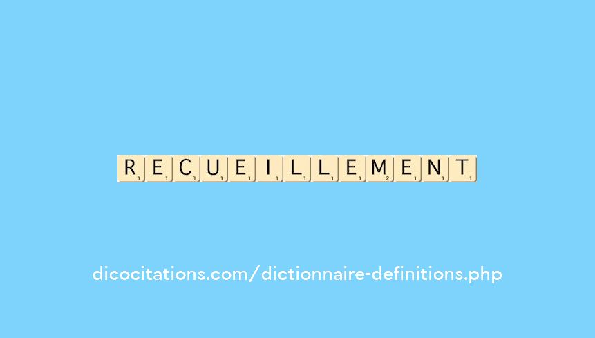 recueillement