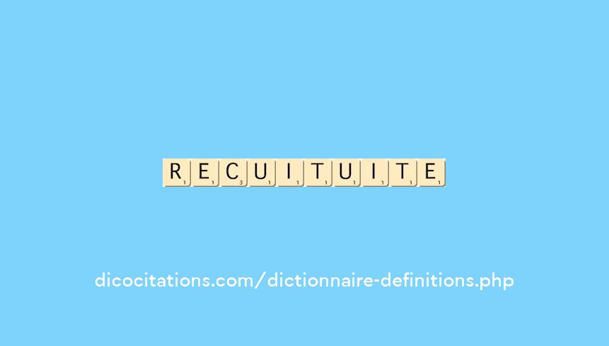 recuit--uite