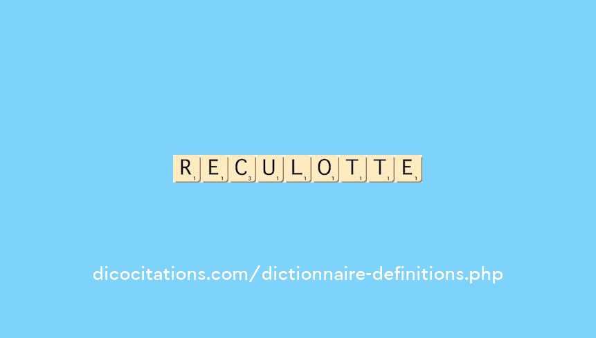reculotte