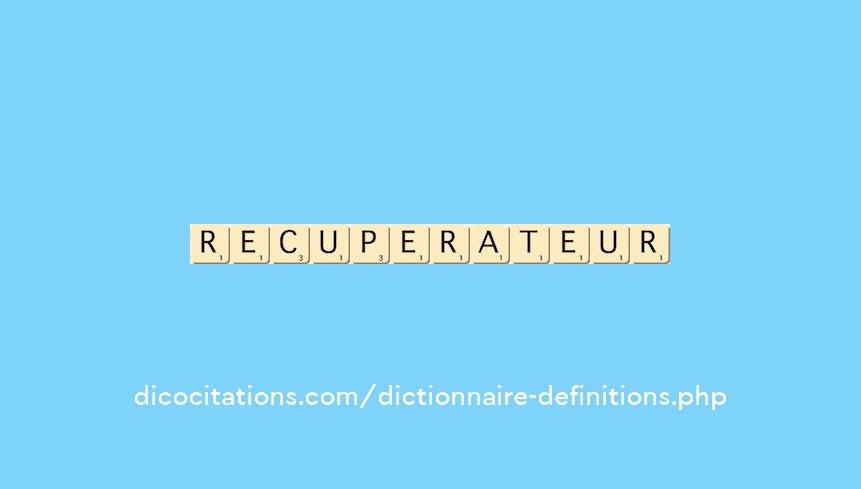 recuperateur