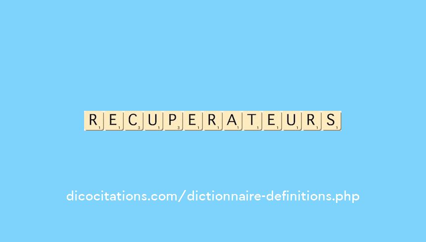 recuperateurs