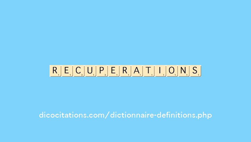 recuperations