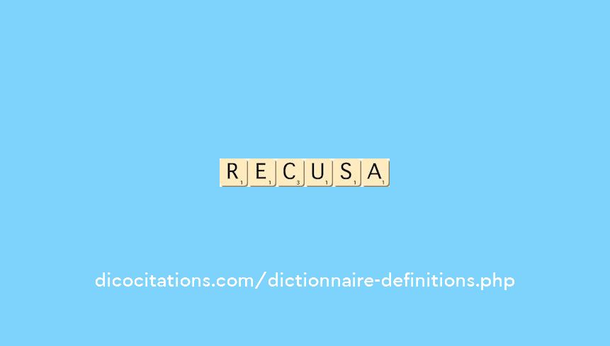 recusa recusa