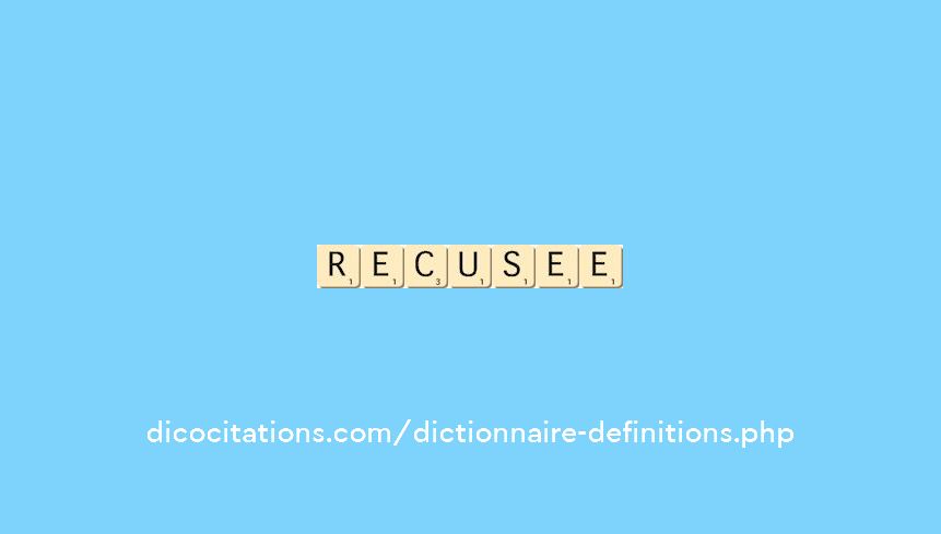 recusee recusee