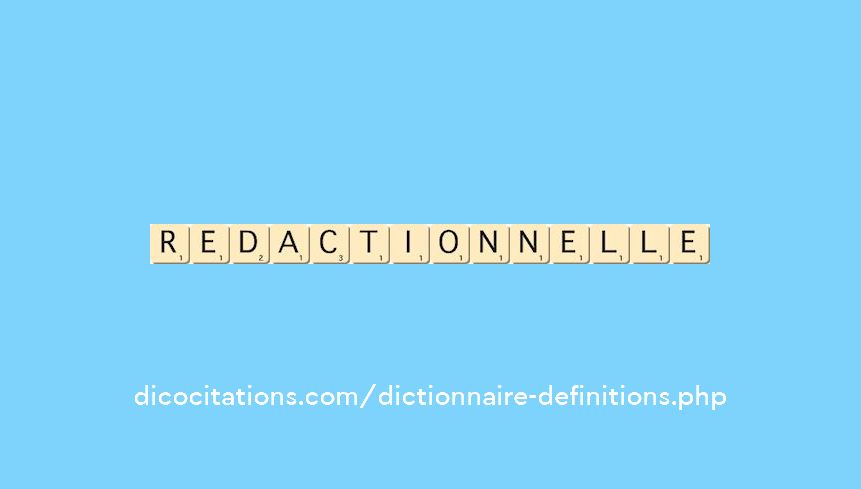 redactionnelle redactionnelle