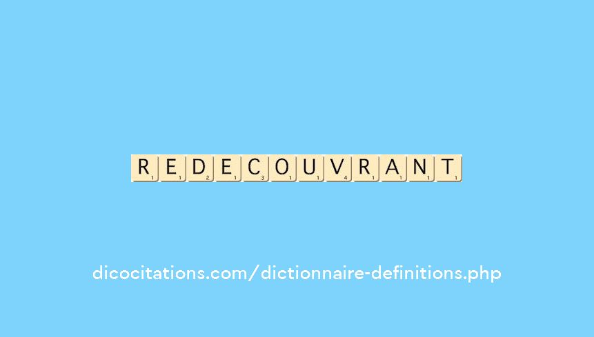redecouvrant redecouvrant