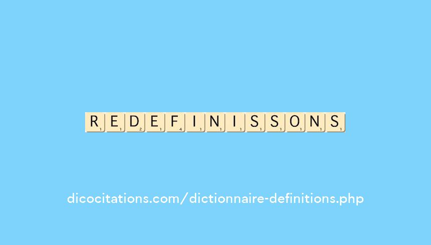 redefinissons redefinissons