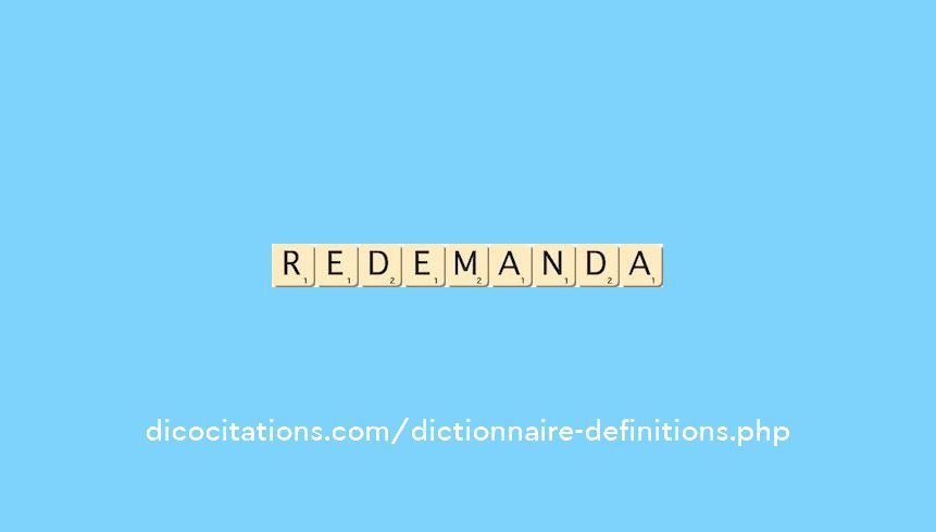 redemanda redemanda