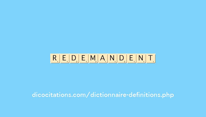 redemandent redemandent