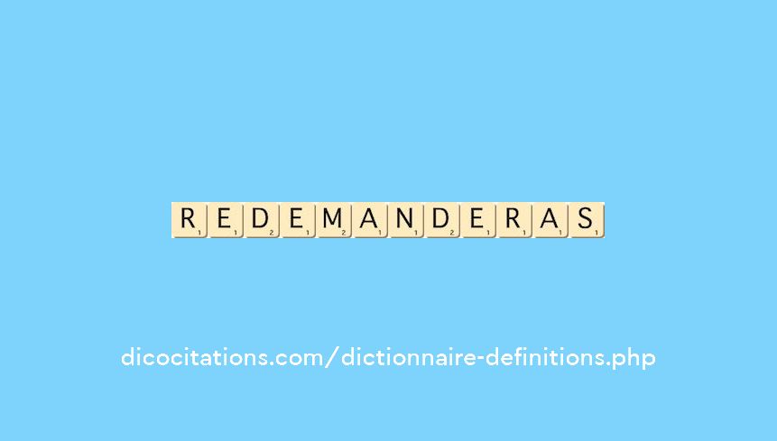 redemanderas redemanderas