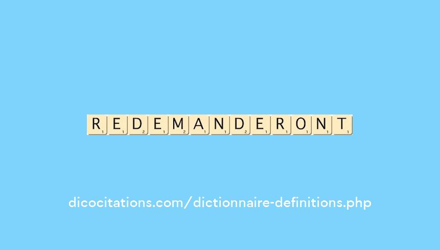 redemanderont redemanderont