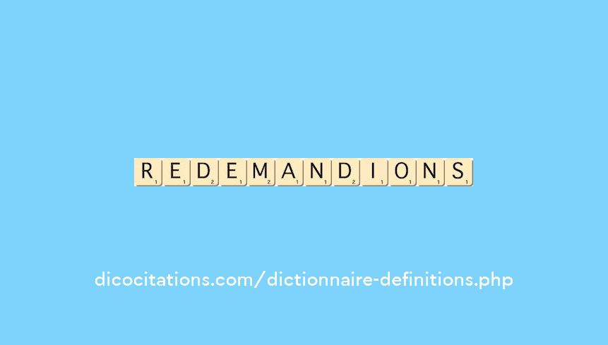 redemandions redemandions
