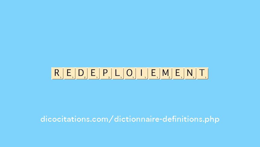 redeploiement redeploiement