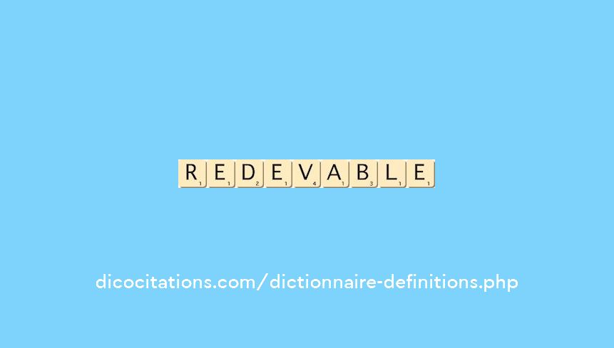 redevable