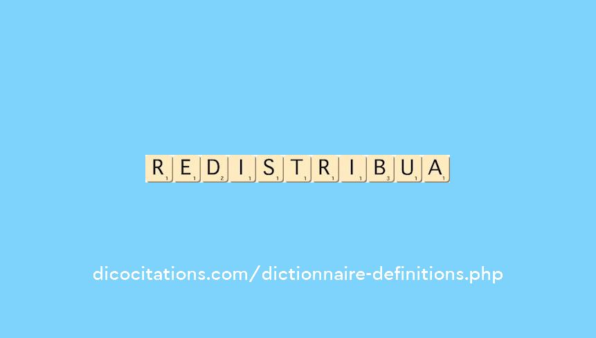 redistribua