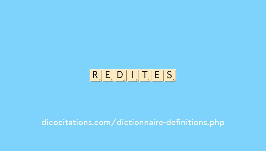 redites redites