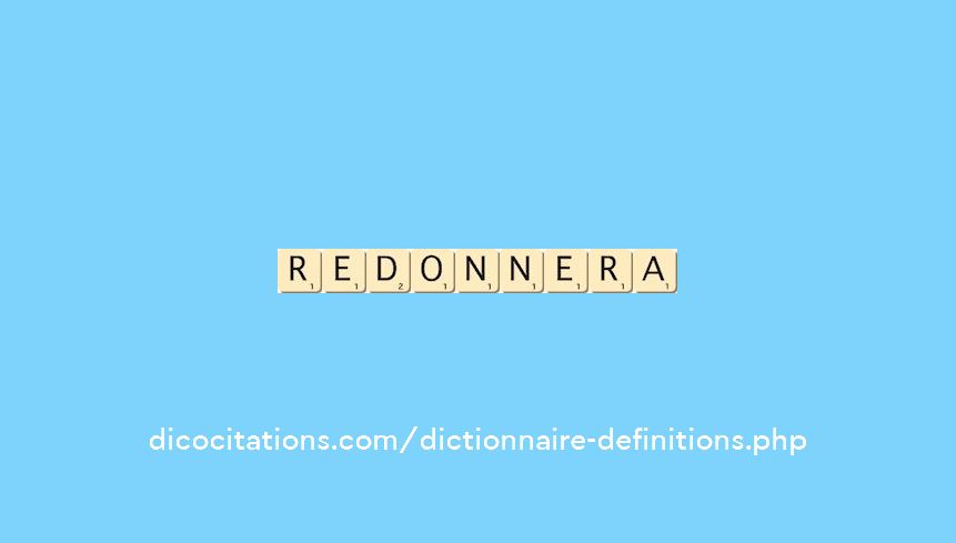 redonnera redonnera