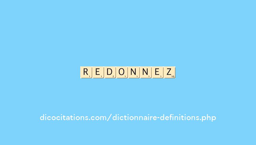 redonnez