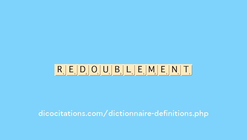 redoublement redoublement