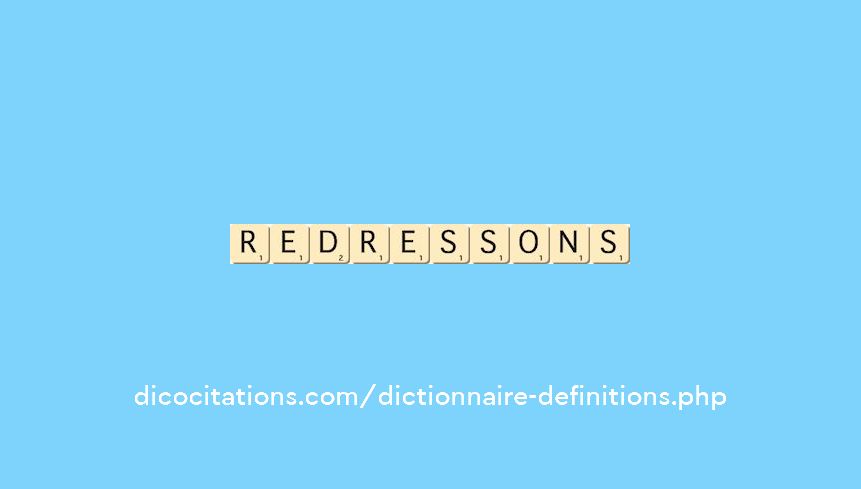redressons redressons