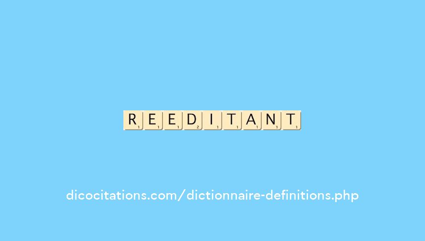 reeditant reeditant