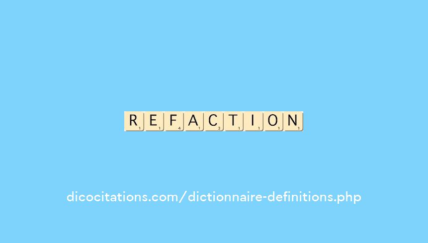 refaction