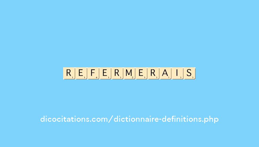 refermerais refermerais