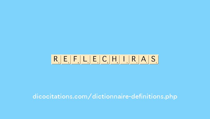 reflechiras reflechiras