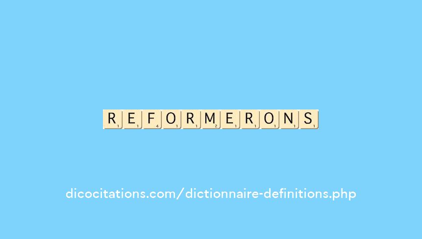 reformerons reformerons