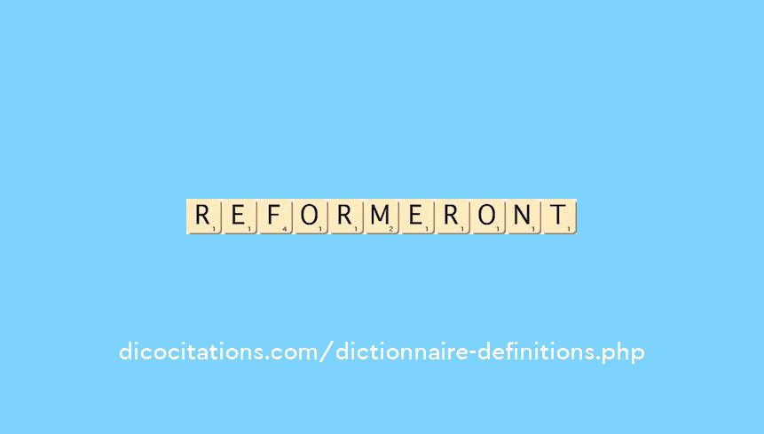 reformeront reformeront