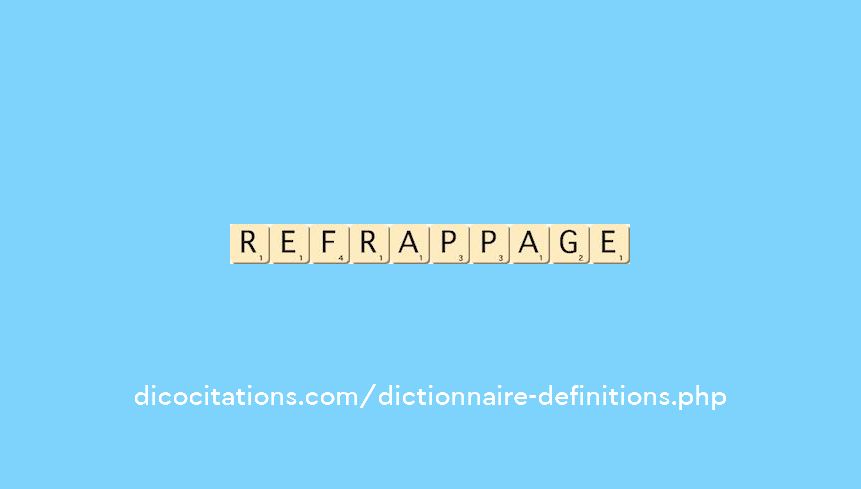 refrappage