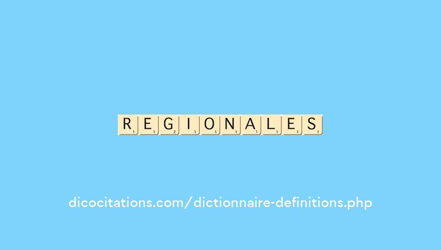 regionales