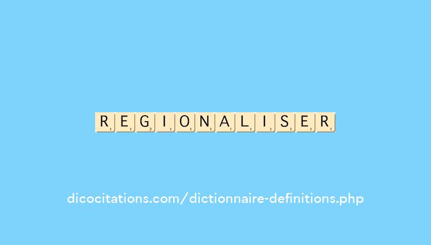regionaliser