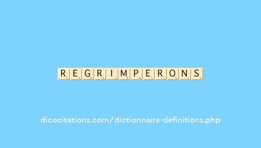 regrimperons regrimperons