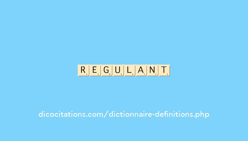 regulant regulant