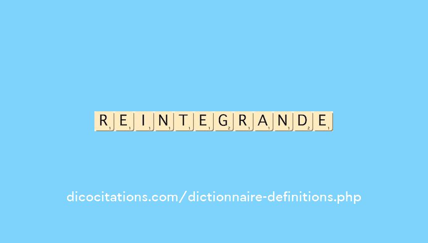 reintegrande