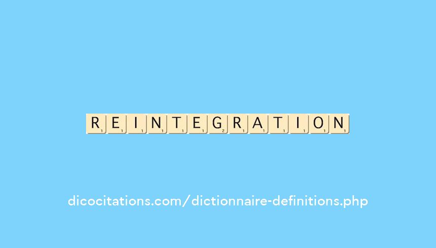 reintegration