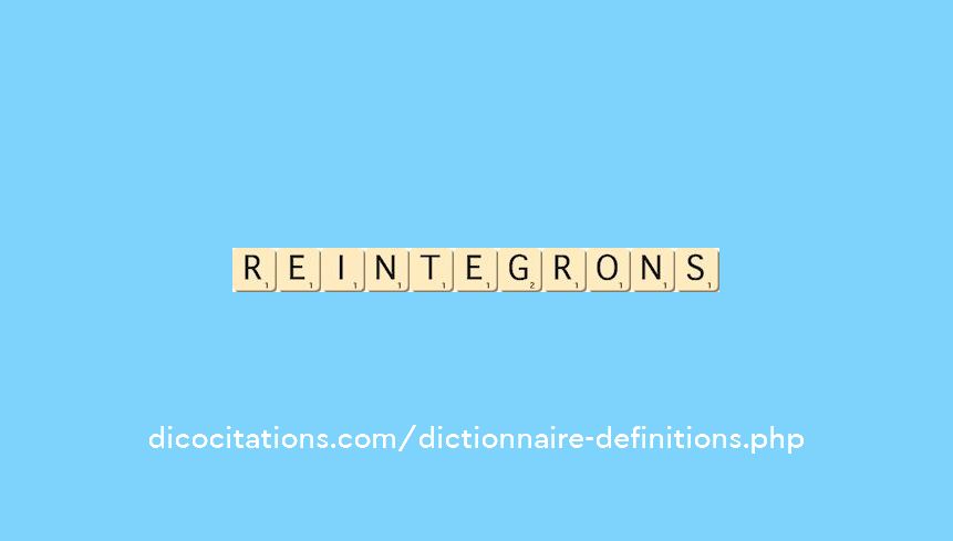 reintegrons reintegrons