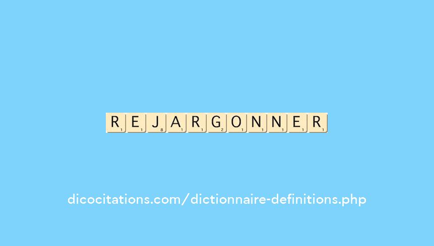rejargonner