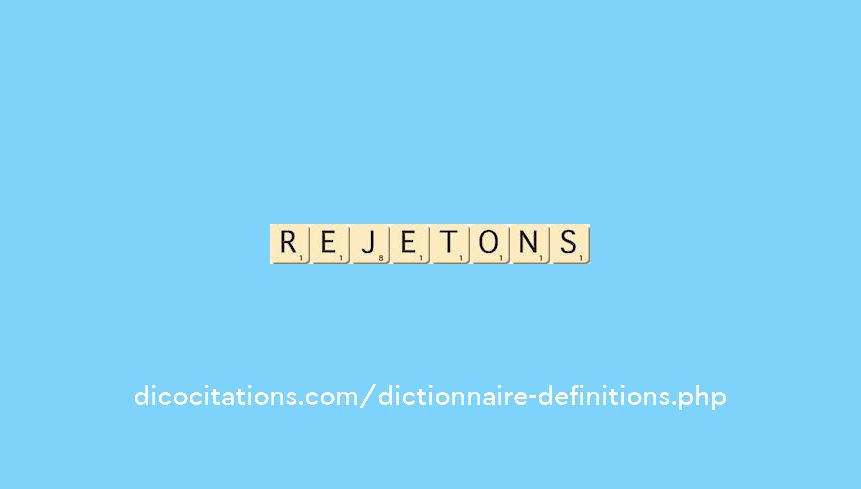 rejetons